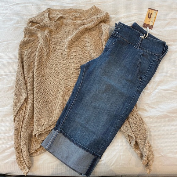 kohls lee relaxed fit capris